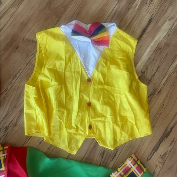 Clown costume kids size L fits like a 10. Forum by Rubies Red and Blue Costume - Picture 4 of 10